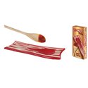 Ceramic Spoon Rest - Bacon