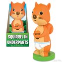 Squirrel in Underpants Nodder